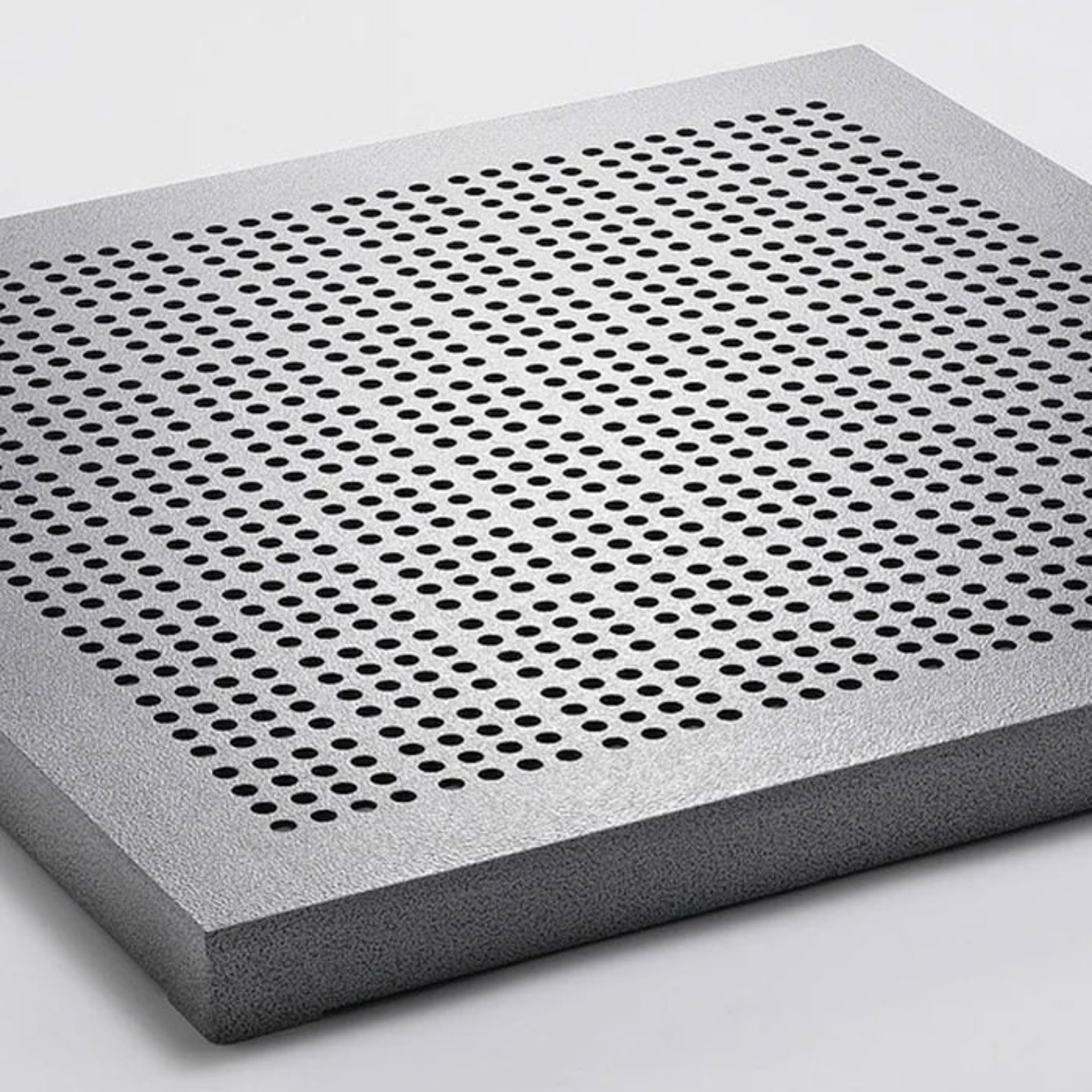 Perforated raised floor panel