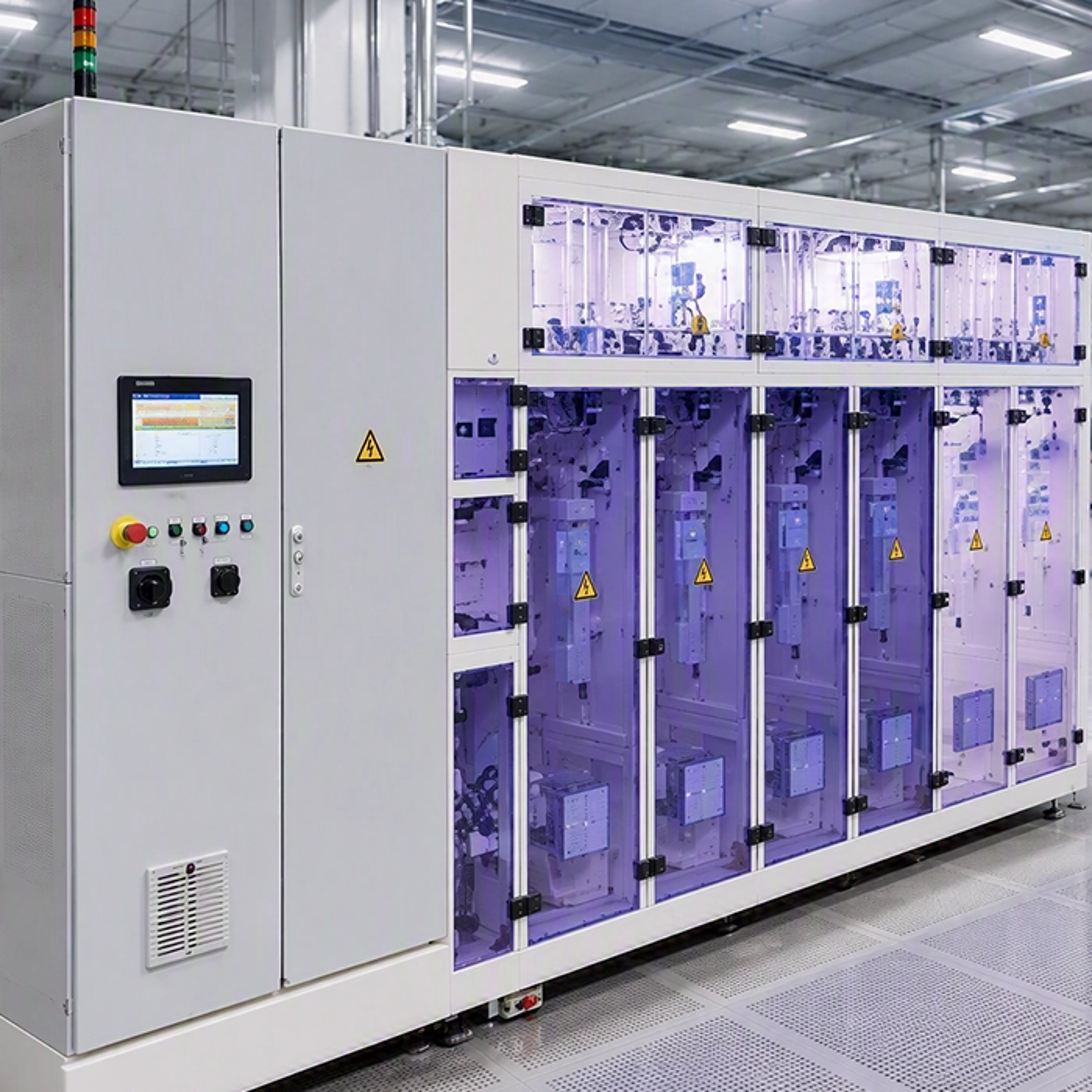 Chemical systems in the Dresden power fab