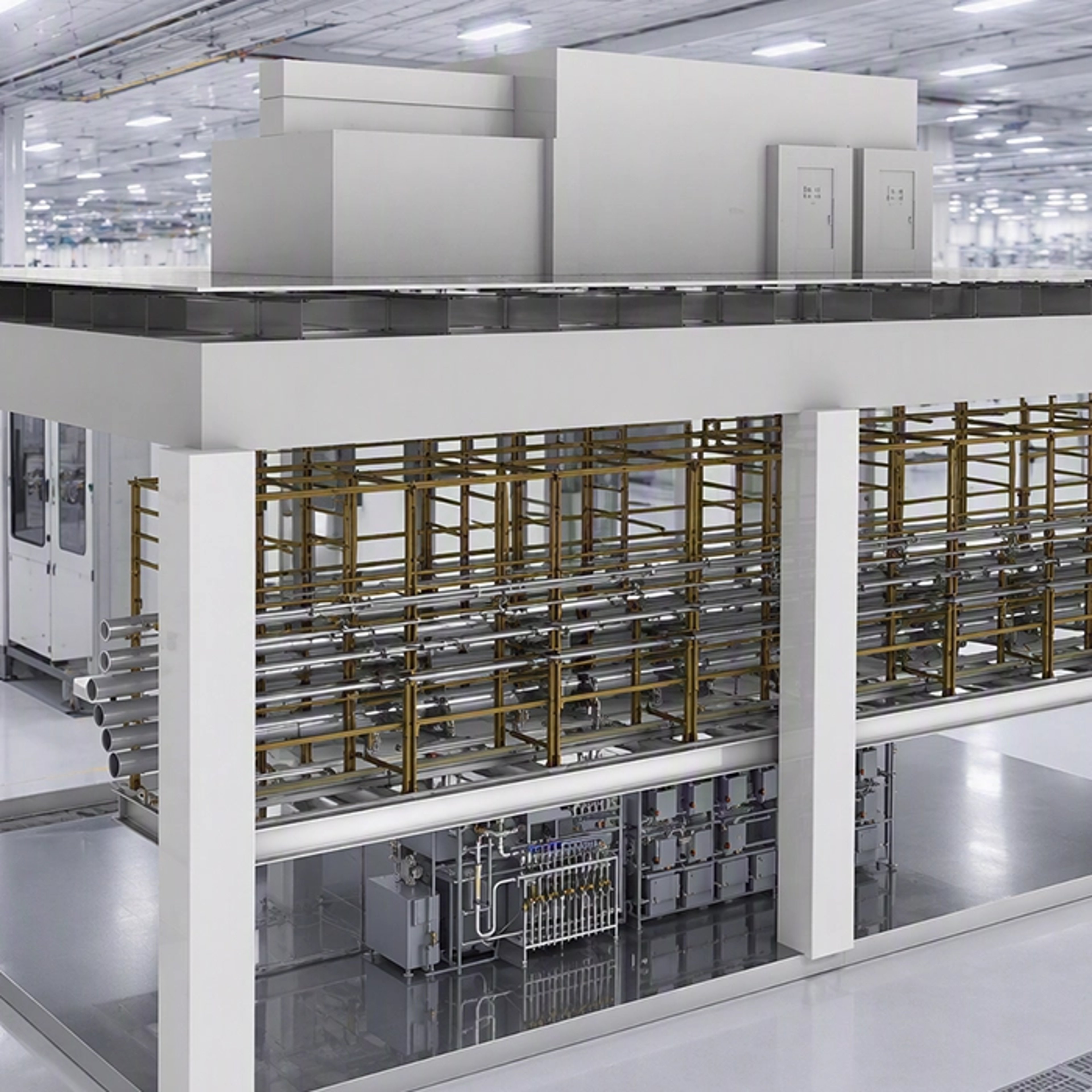 Rendering of utility equipment modules