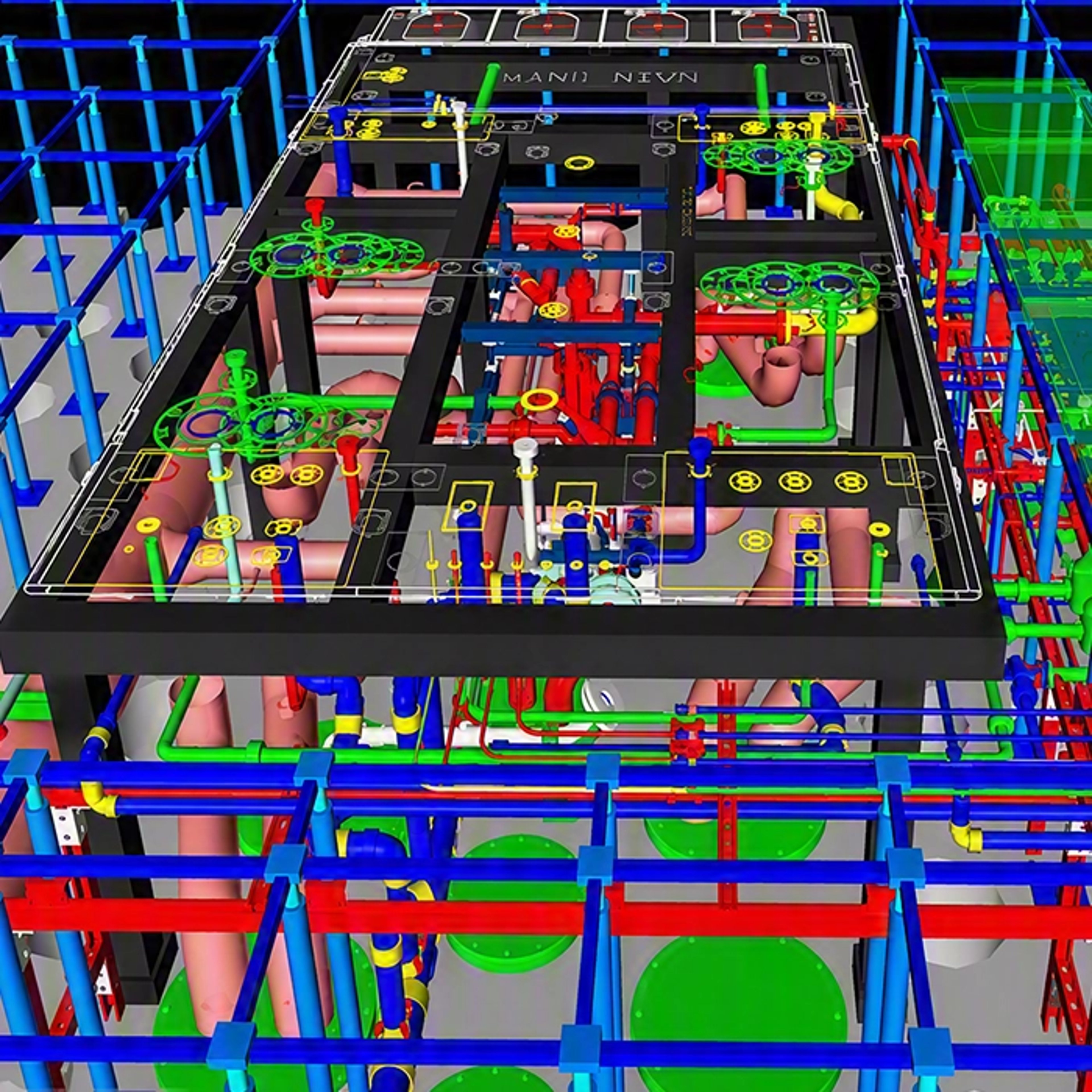 VDC model of a semiconductor facility