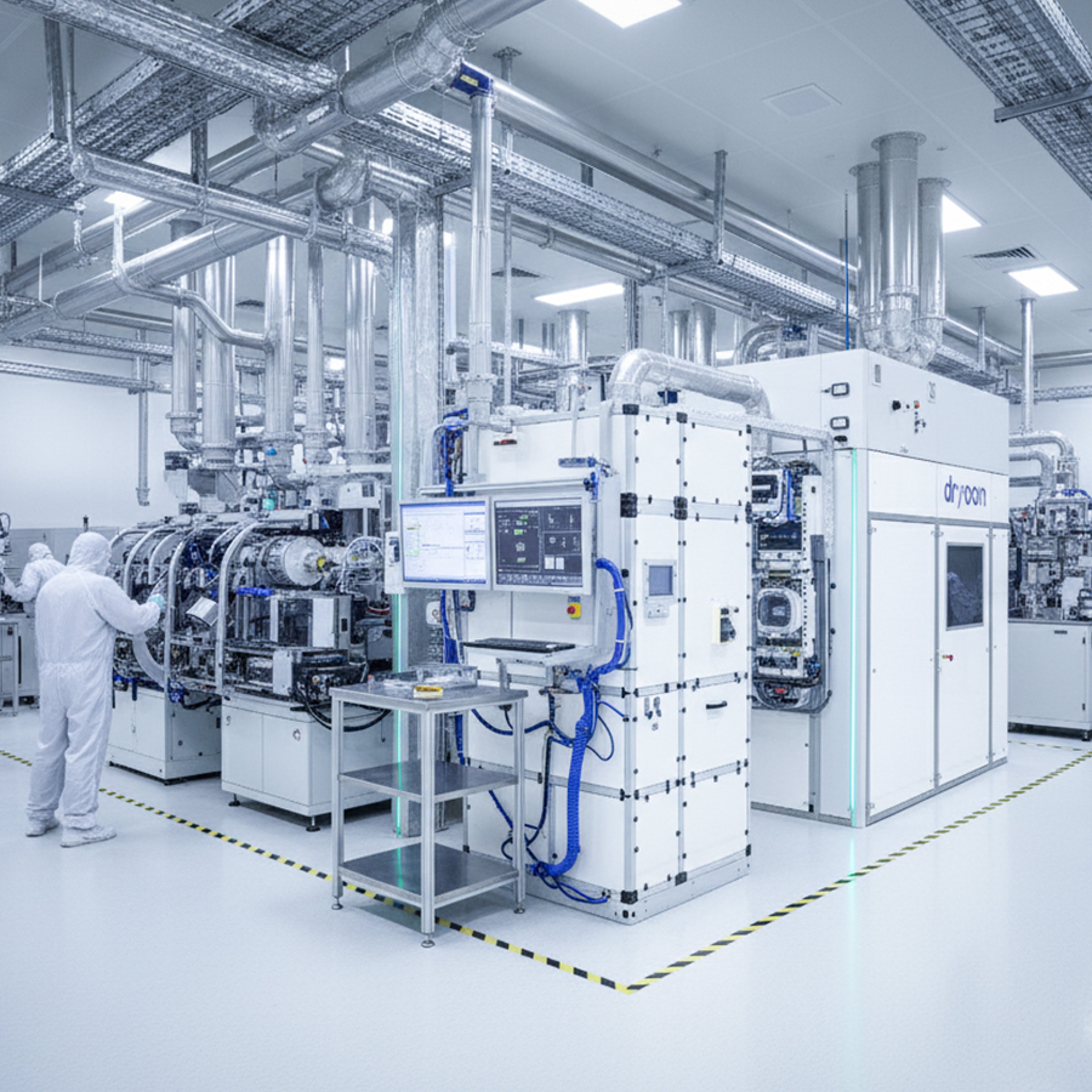 Dryoon in a cleanroom