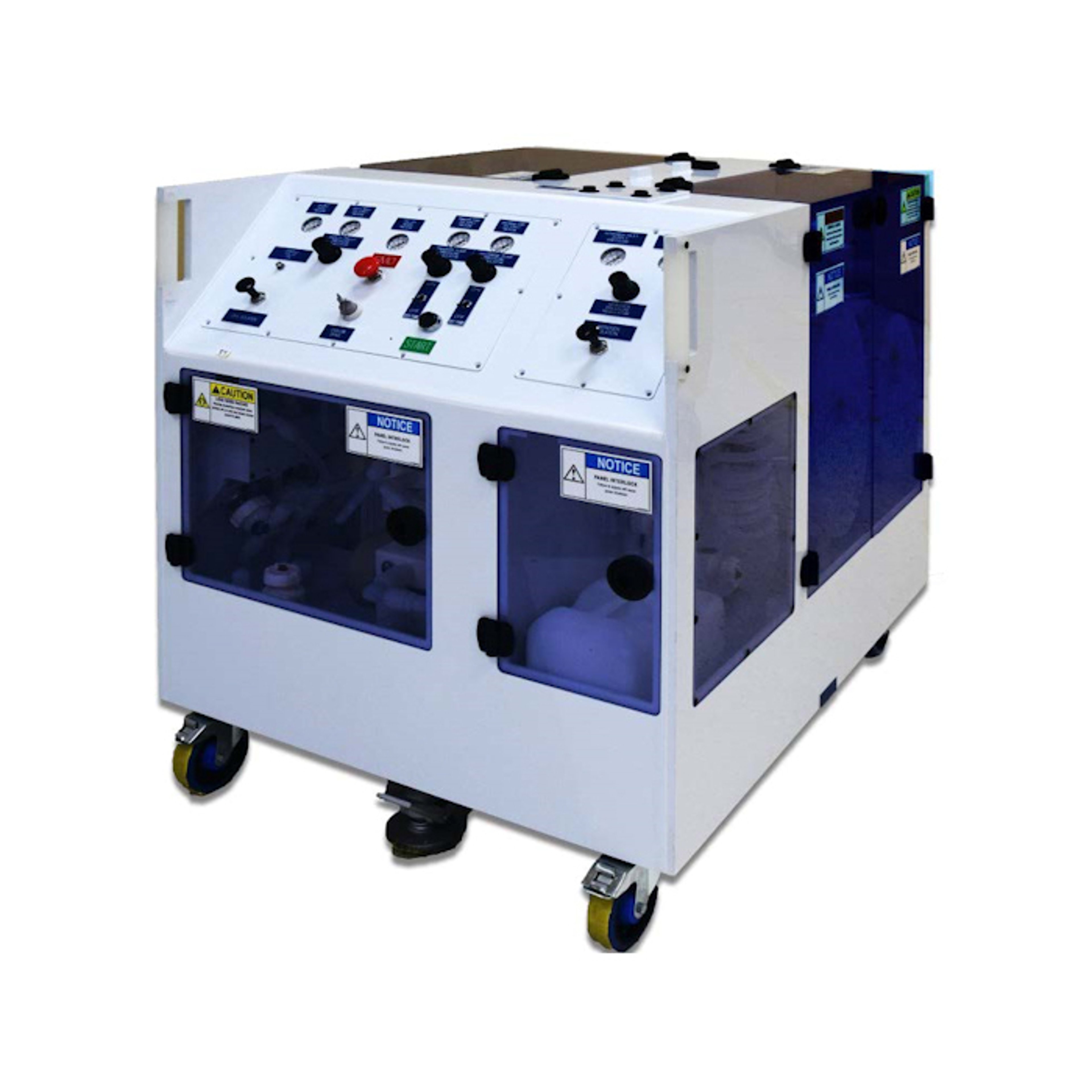 Portable slurry dispense cart