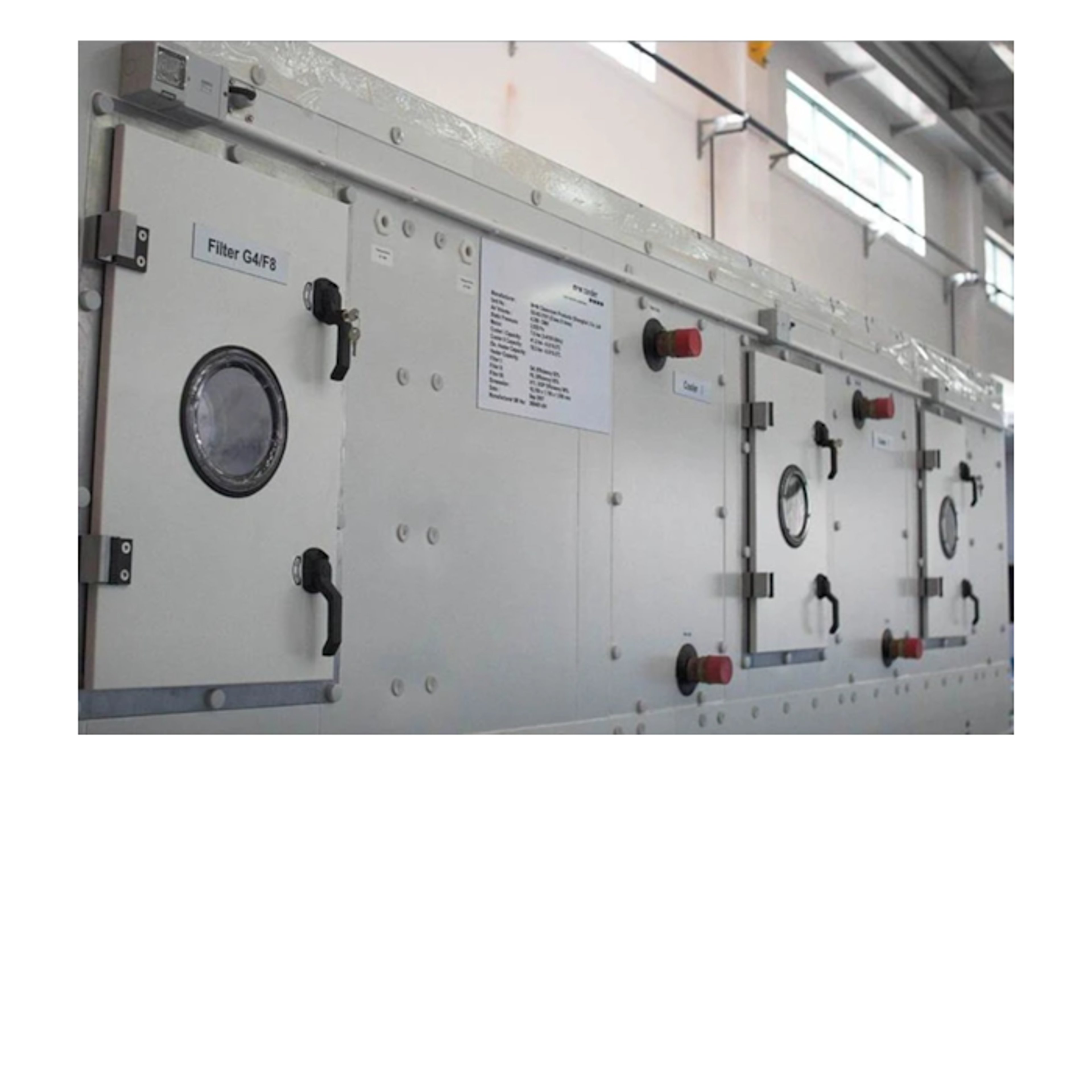 supply and return air handling unit