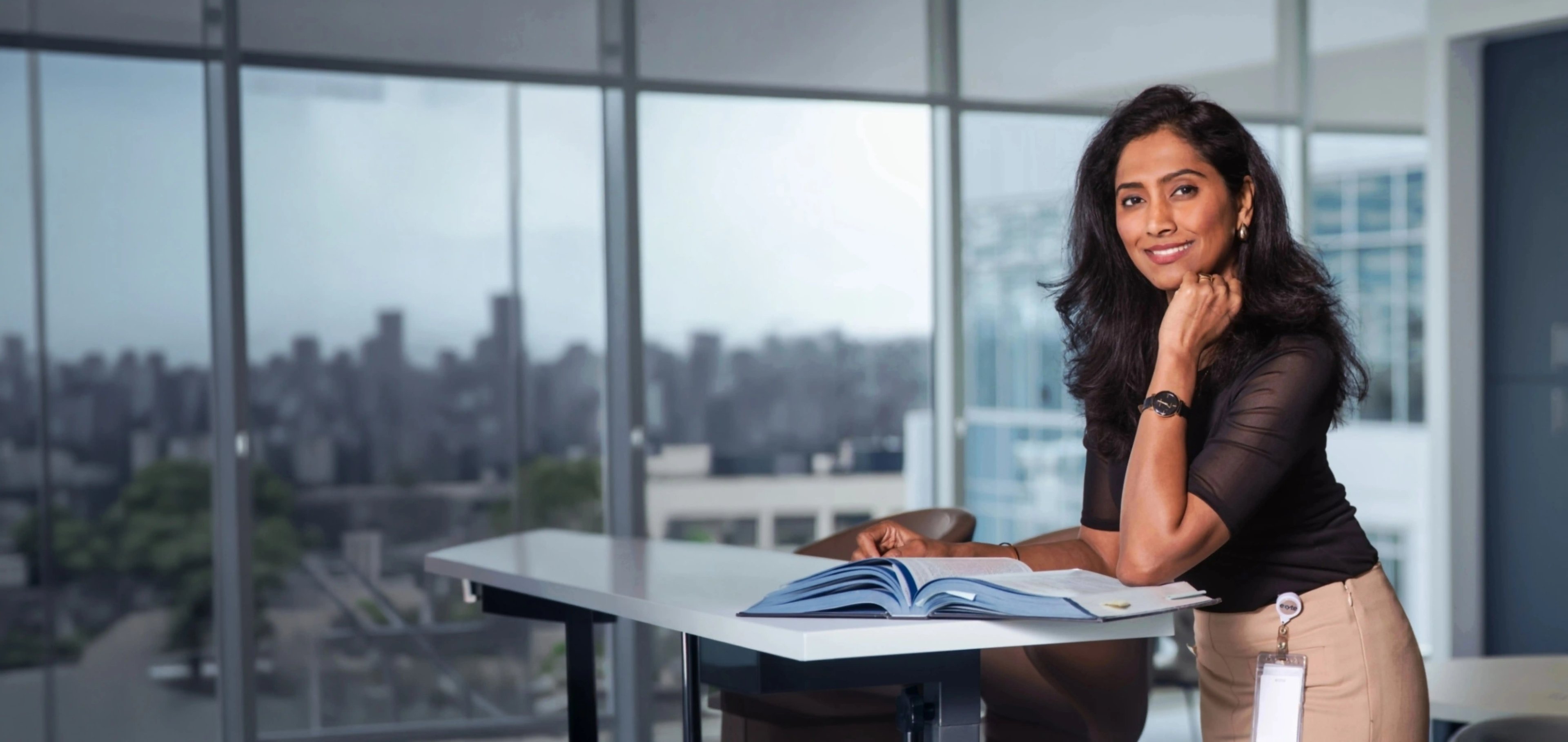 Image of Teresa Alex, an Exyte engineer, engaged in designing high-tech facilities of large scale.