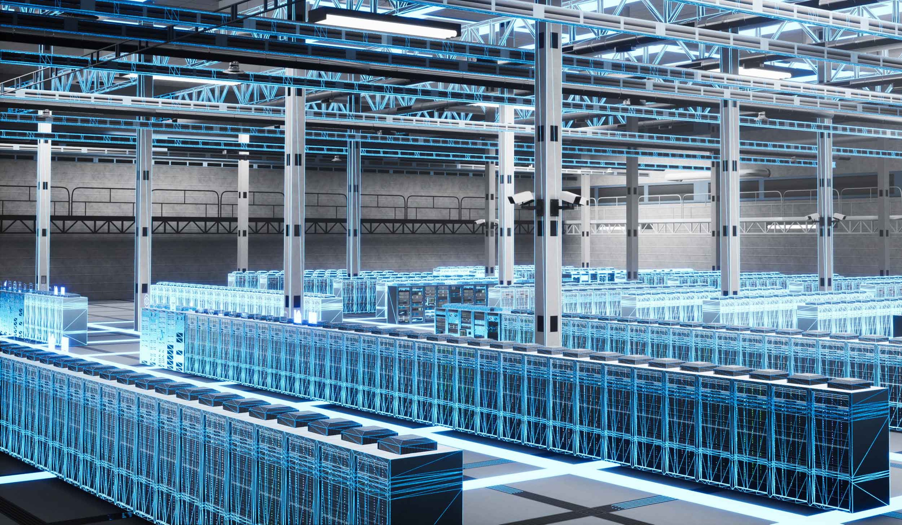A digital twin interface displaying structured engineering and asset data prepared during project delivery, illustrating Exyte’s digital handover process and lifecycle‑ready facility information.