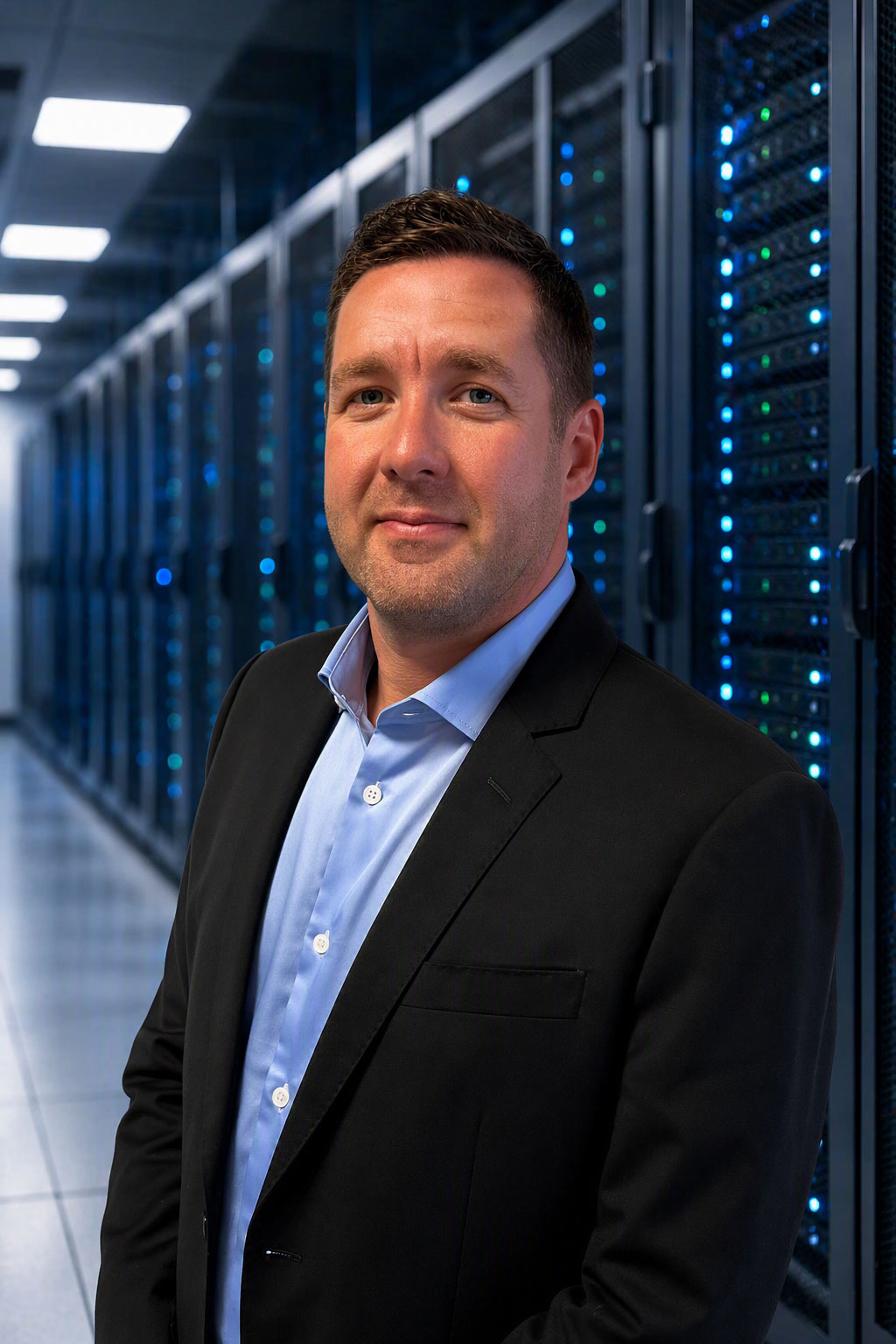 Portrait of James Bevis, Senior Vice president Services of Exentec, a provider of OSM solutions in the semiconductor and other high tech industries