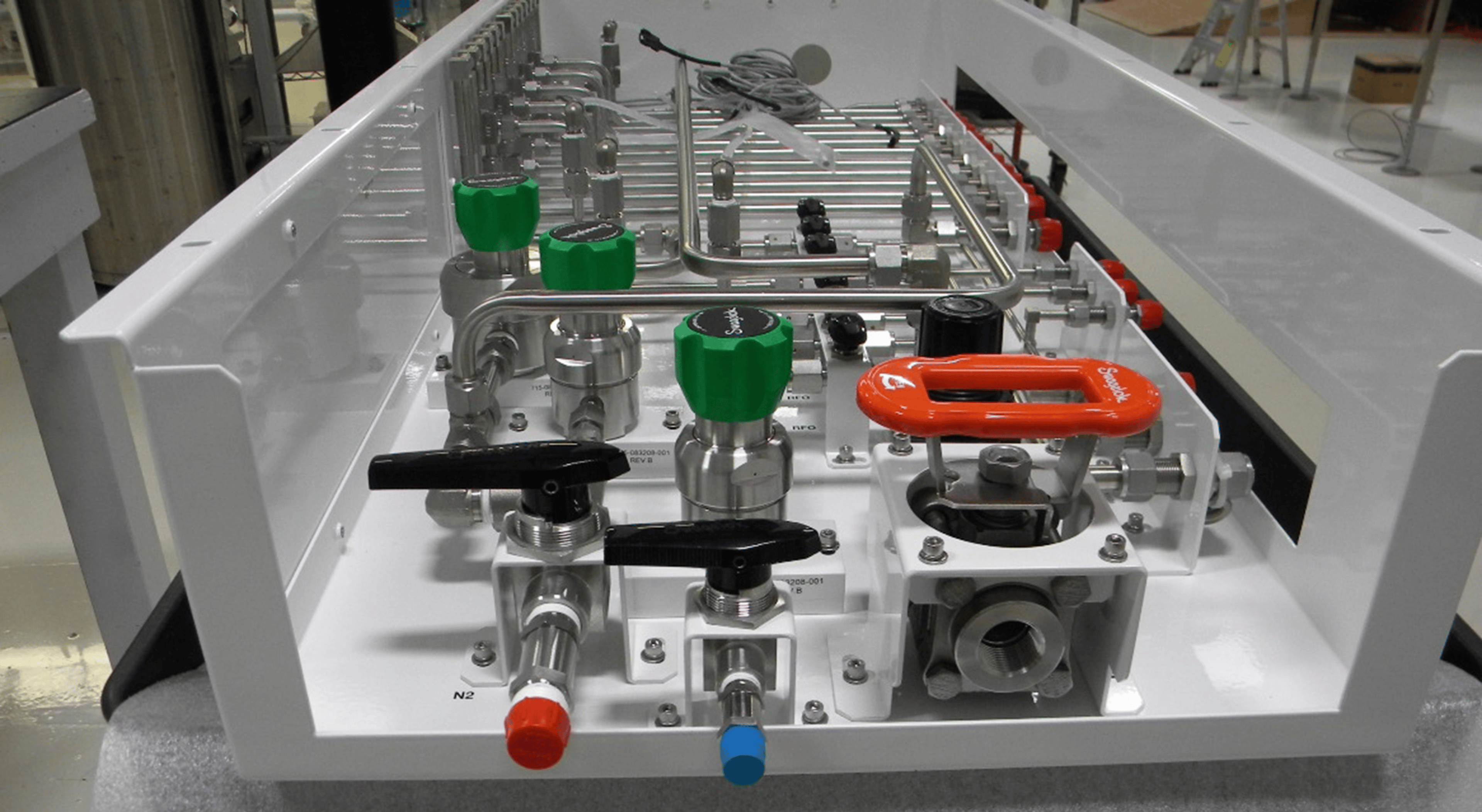 A Gas & Chemical Delivery system of Exyte subsidiary NSI 