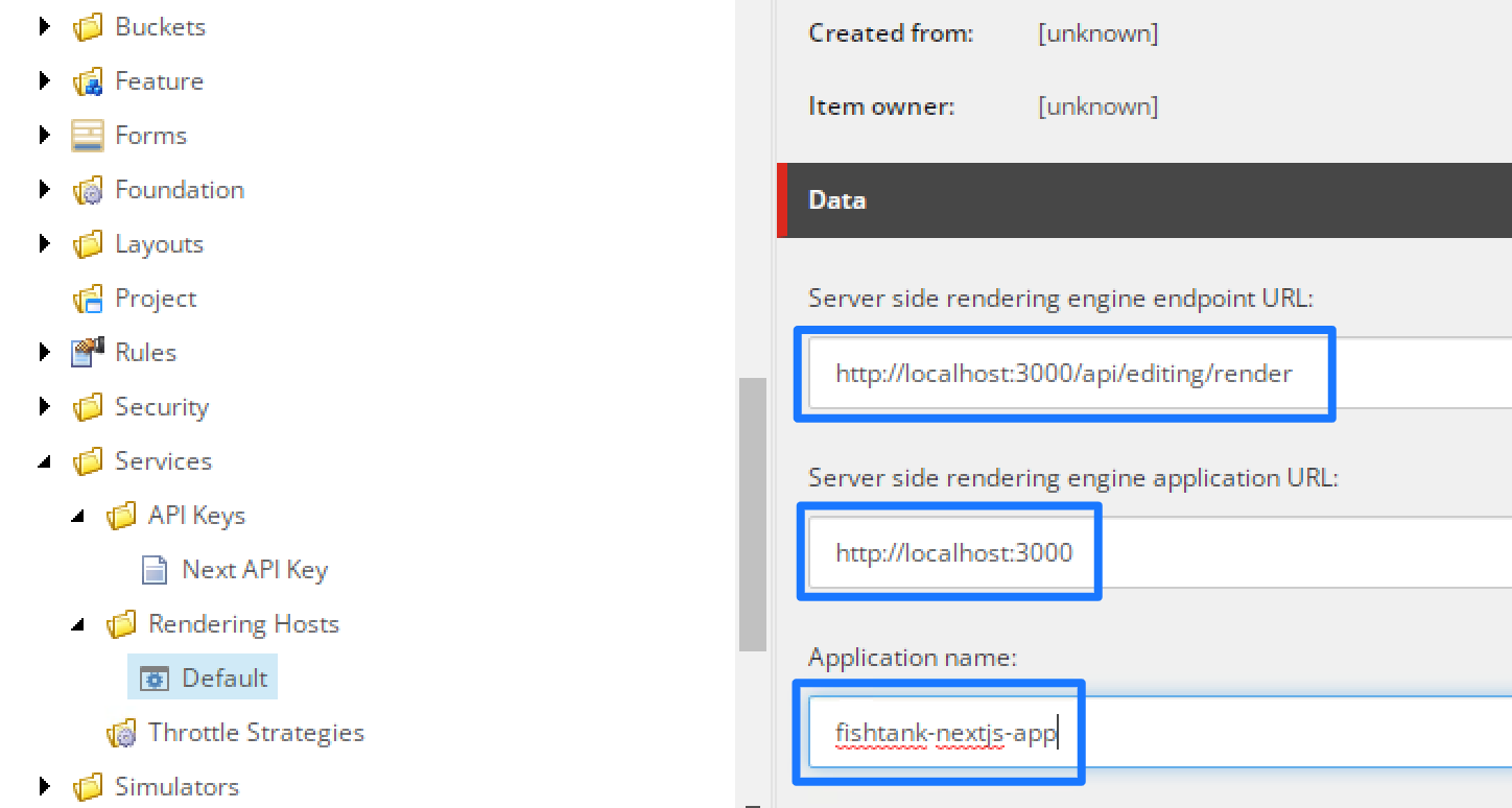 Configuring your SXA rendering host for Next.js