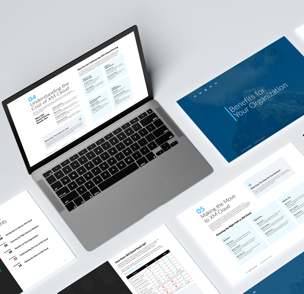Fishtank's Sitecore XM Cloud Blueprint mockup