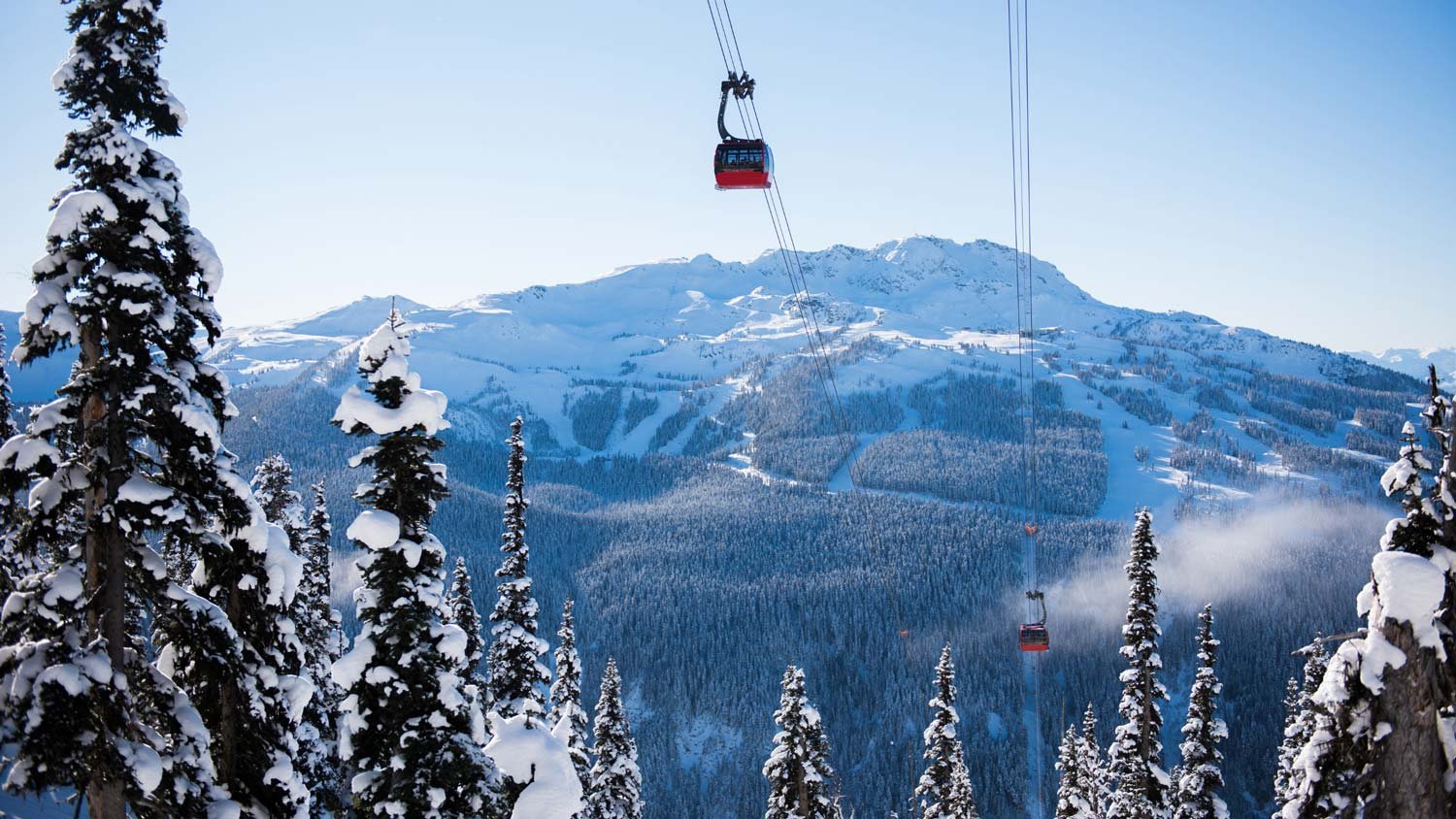Chairlift in the mountains