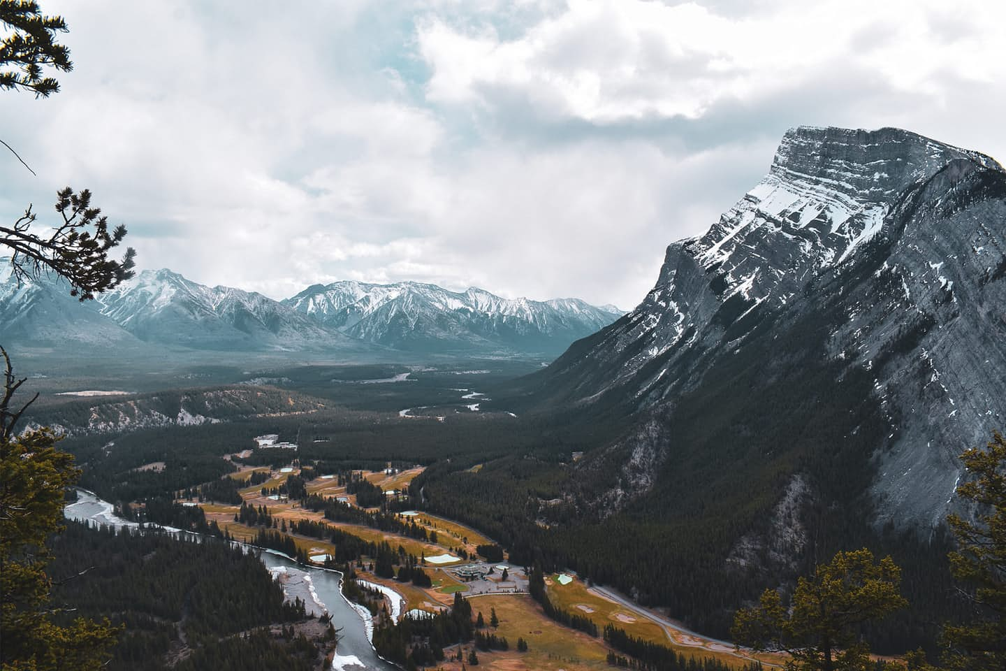 town in valley