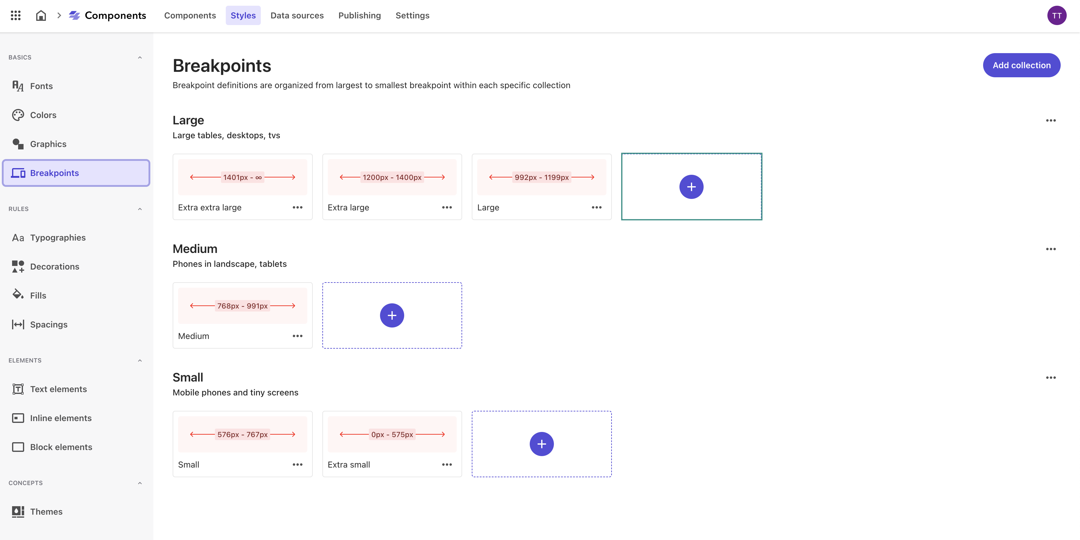 Adding breakpoints in the Sitecore XM Cloud Components Style Library