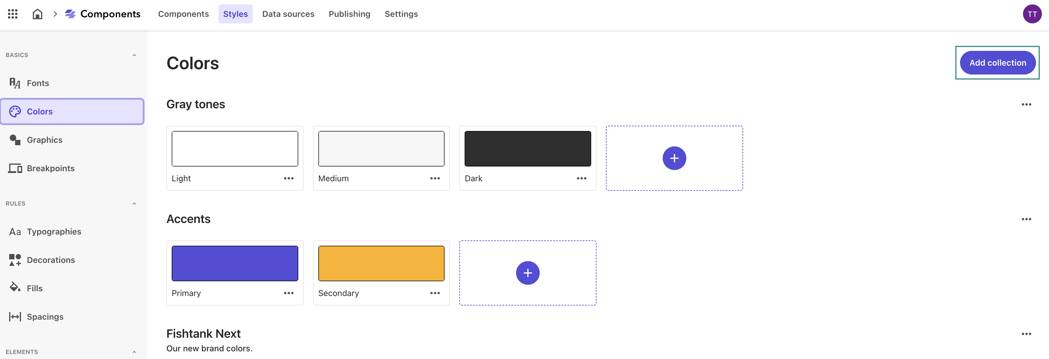 Adding colors in the Sitecore XM Cloud Components Style Library