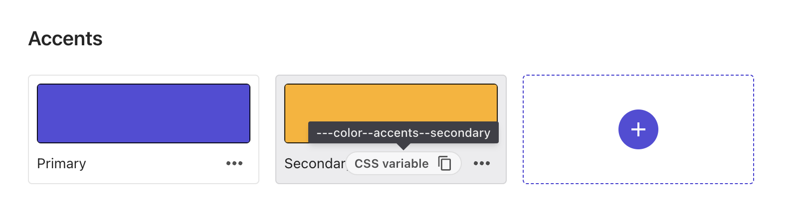 Hover over a color in the Sitecore XM Cloud Components Style Library to get the CSS