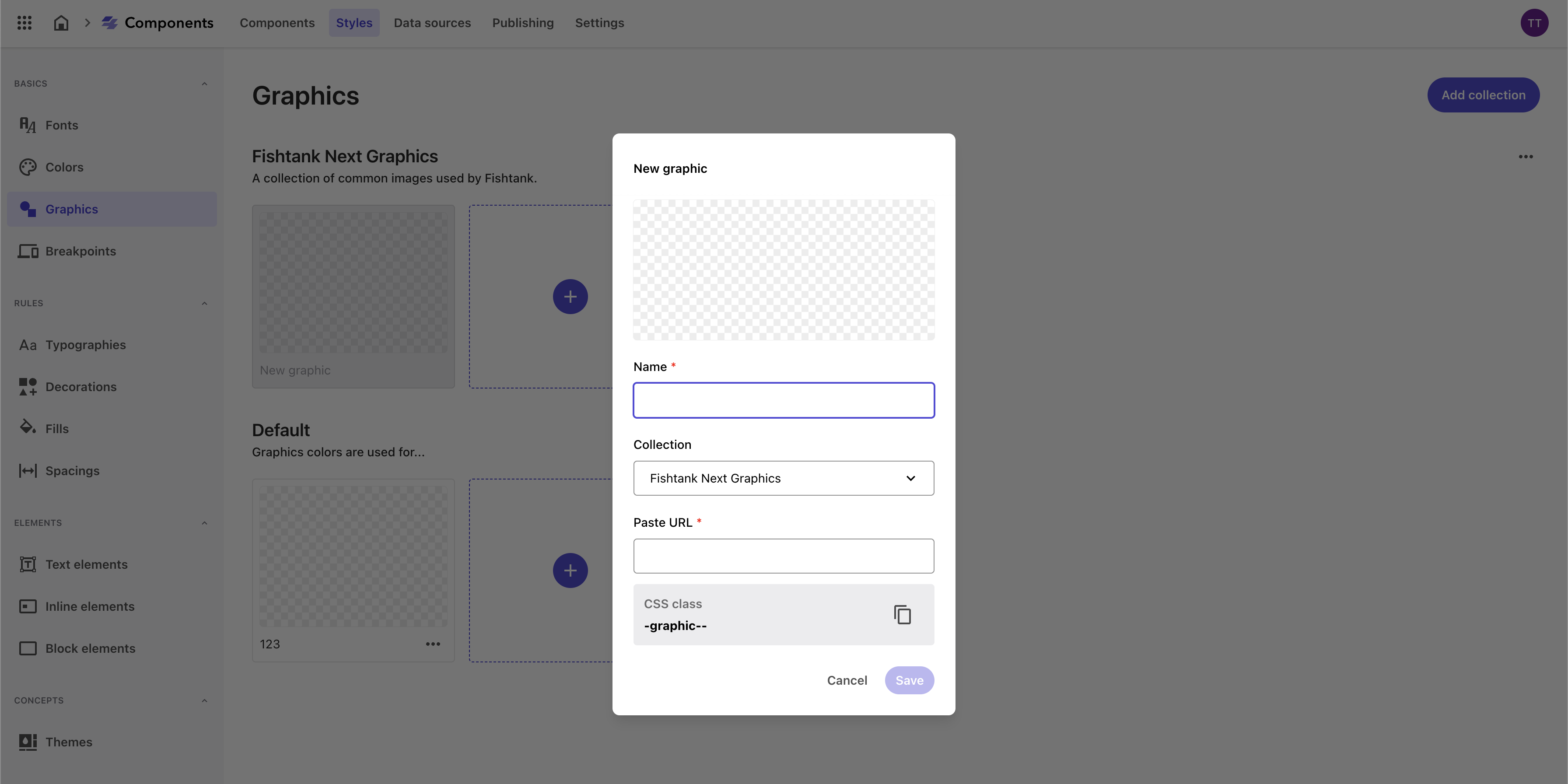 Adding a new graphic in the Sitecore XM Cloud Components Style Library