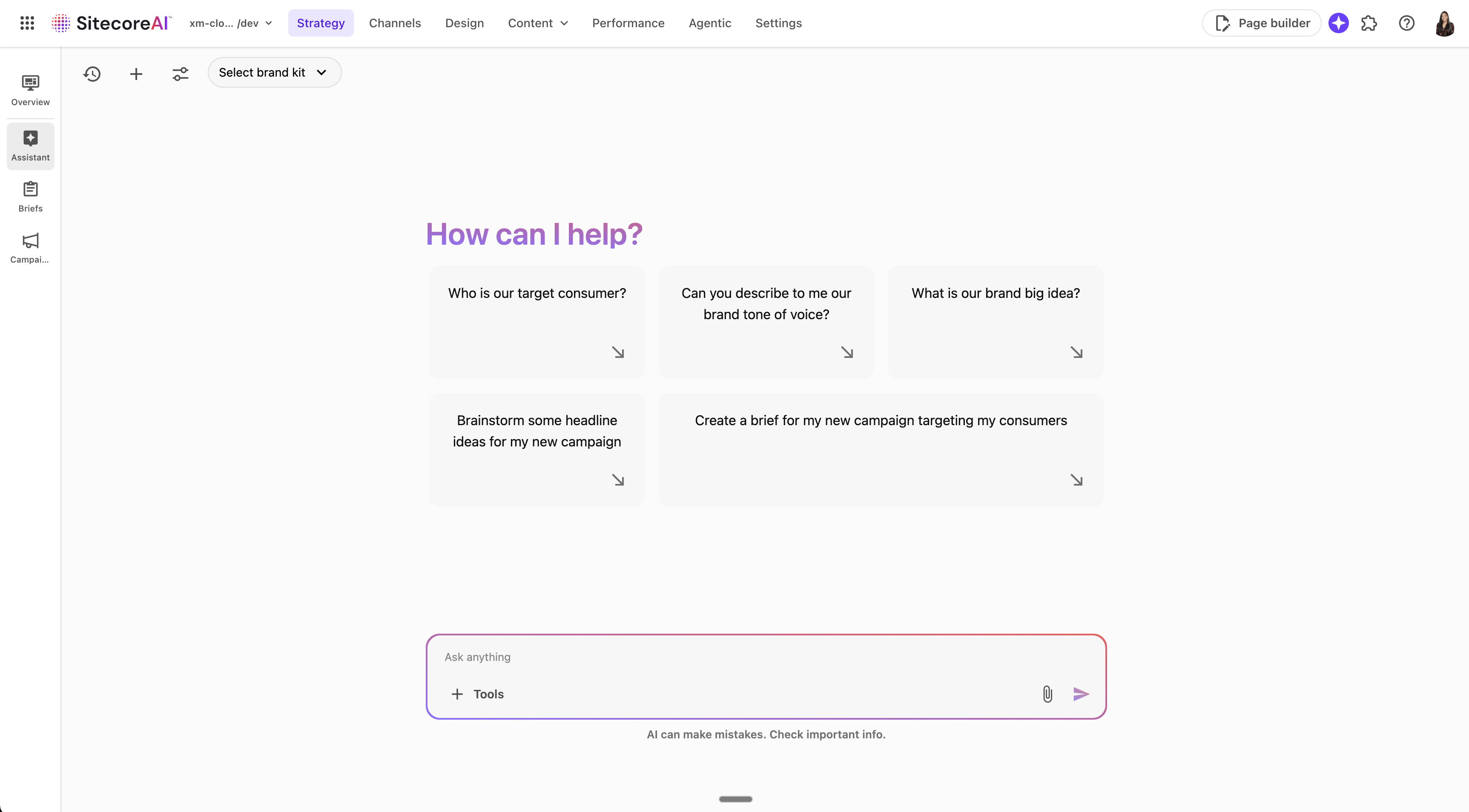 Screenshot of SitecoreAI Stream