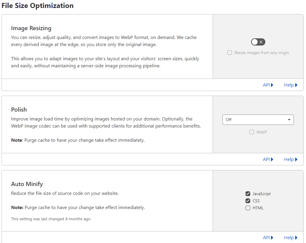 Cloudflare File Size Optimization