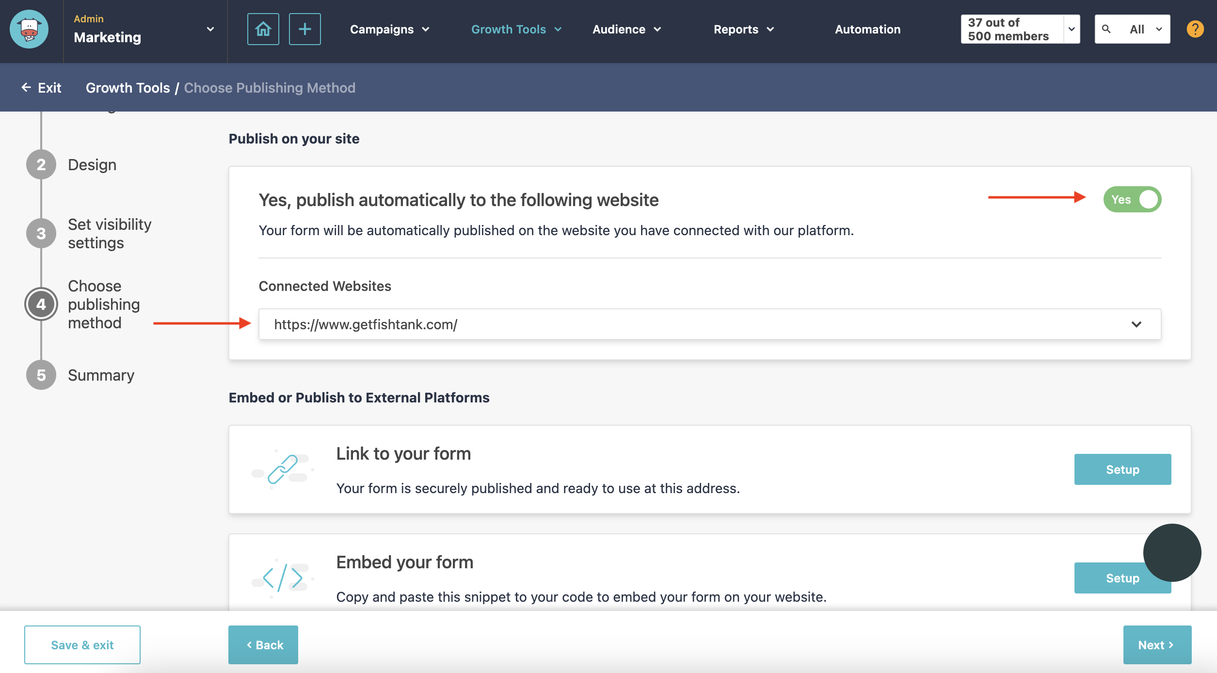 8 - Basic Form In Moosend Sitecore Send.png