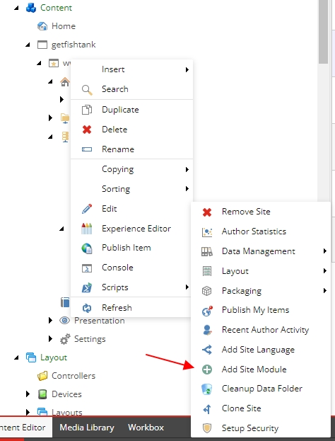 Adding a new module in Sitecore 10.3 XM Cloud