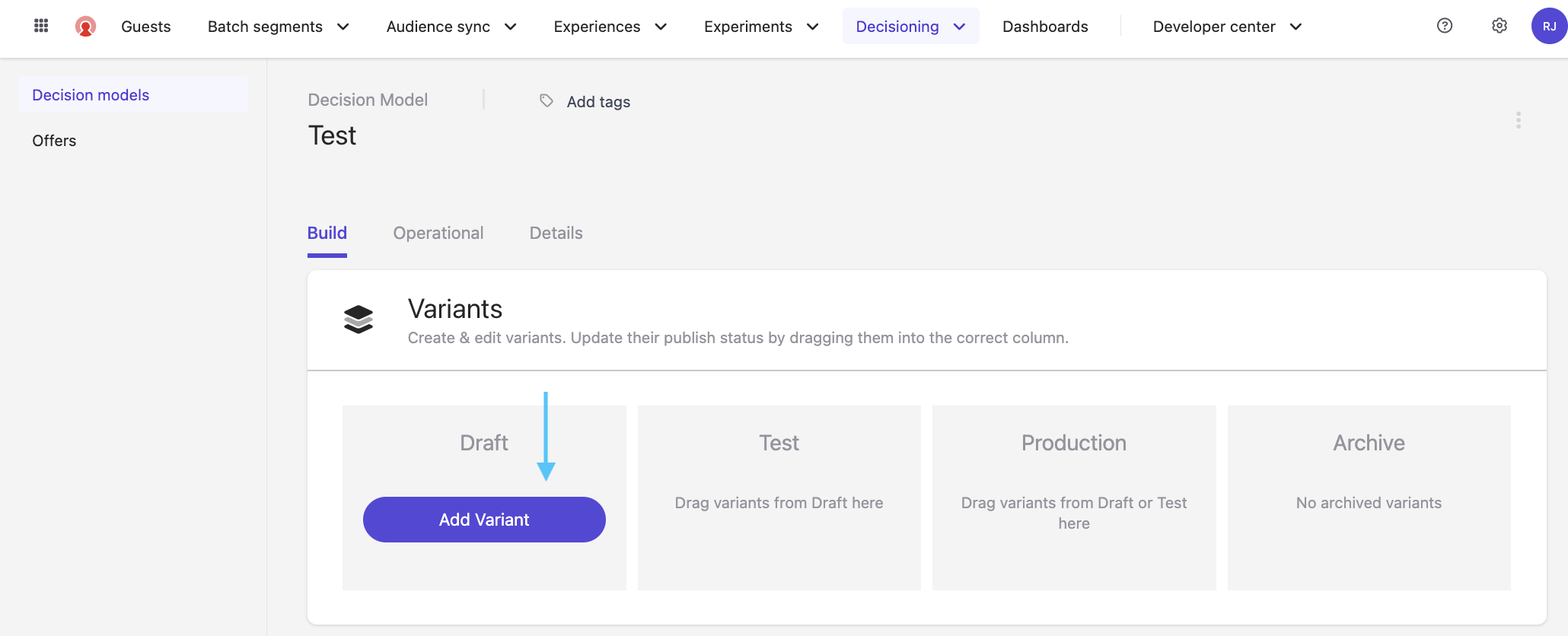 Decisioning in Sitecore Personalize