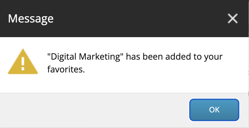 Sitecore Content Editor Favorites