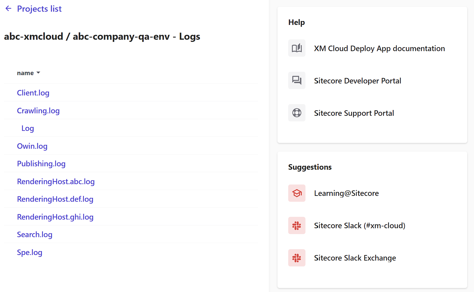 Logging in Sitecore XM Cloud - 3