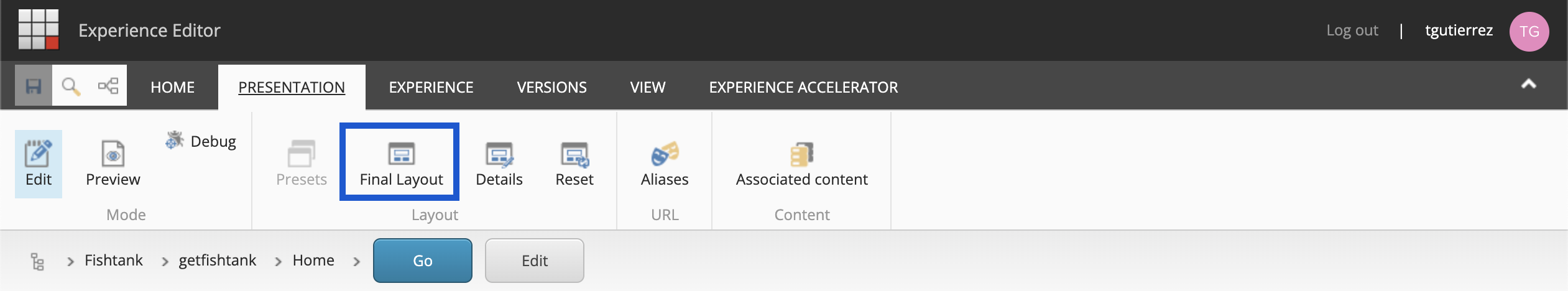 Sitecore Experience Editor Final Layout
