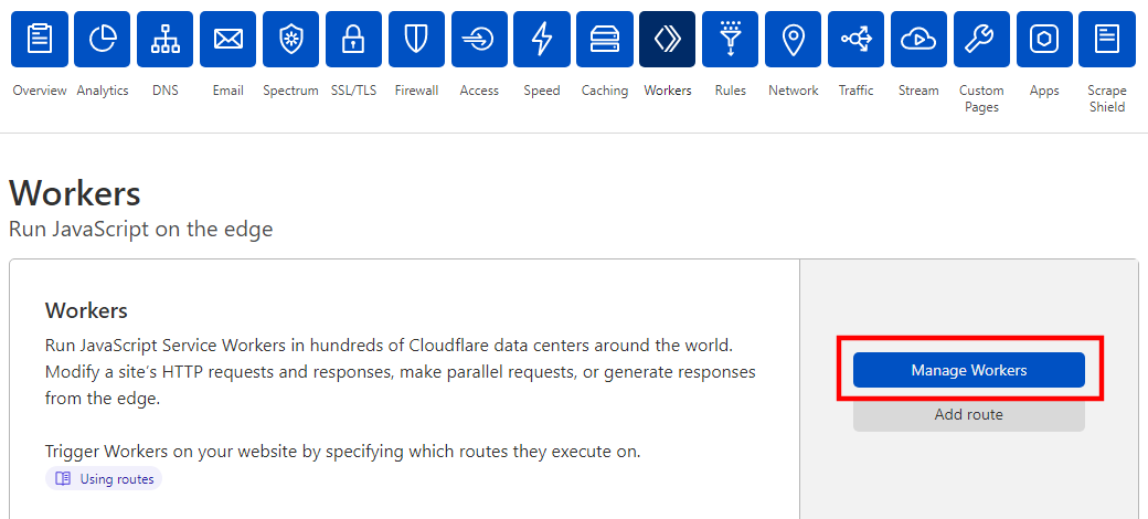 Purge cache for a page in Cloudflare using Workers