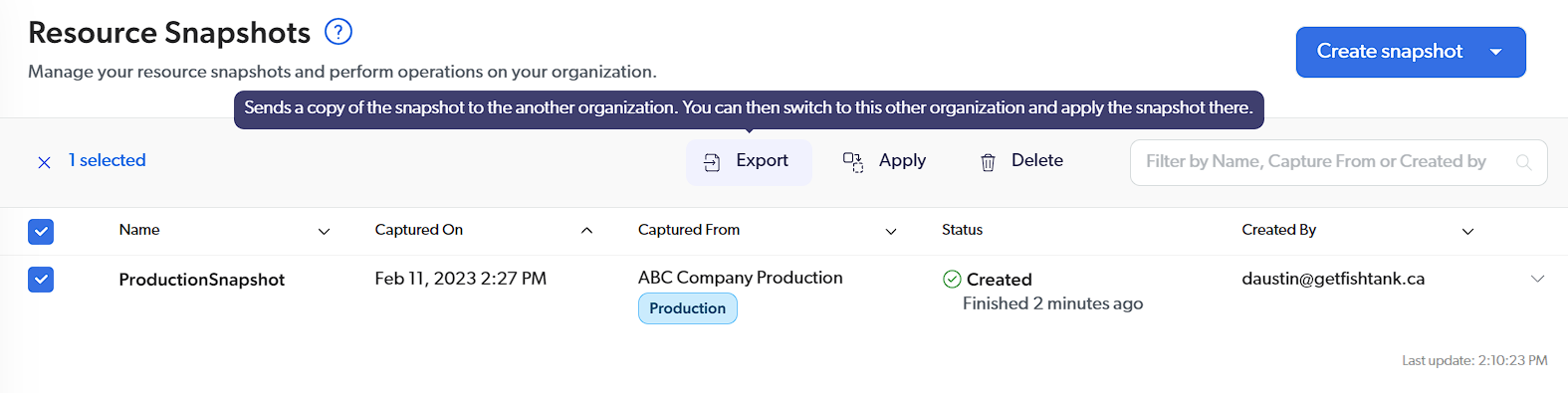 Simplify Coveo Backups And Deployments With Resource Snapshots