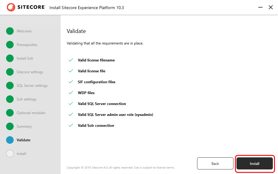 Install Sitecore XP 10.3 Using  Sitecore Install Assistant