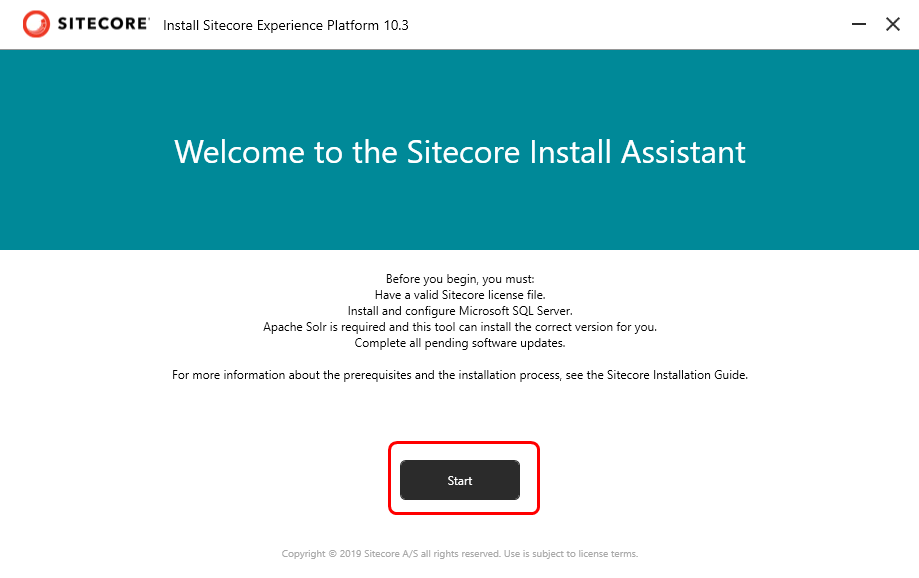 Install Sitecore XP 10.3 Using  Sitecore Install Assistant