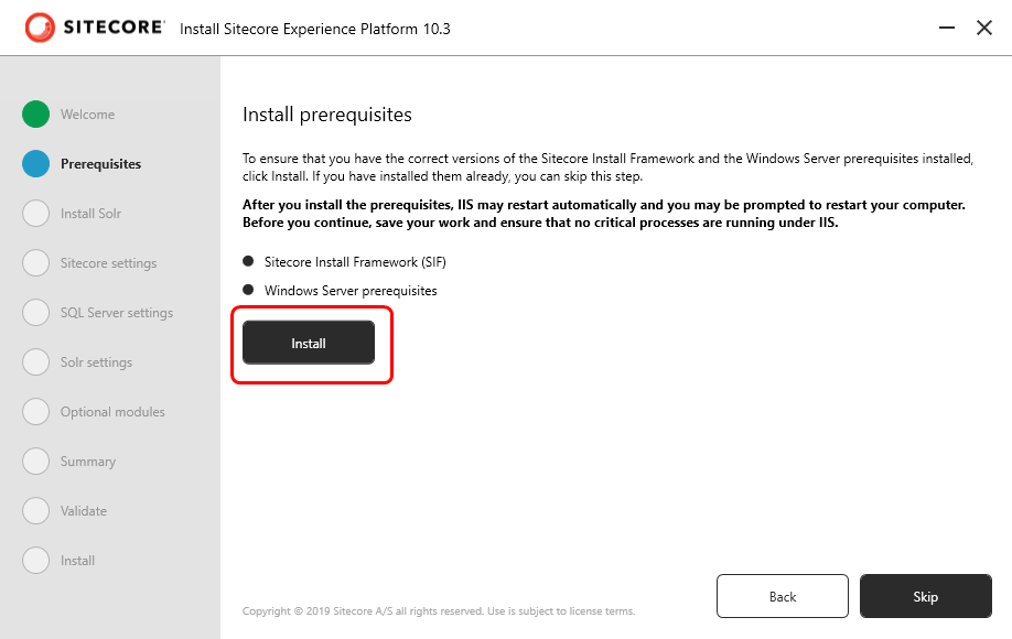 Install Sitecore XP 10.3 Using  Sitecore Install Assistant