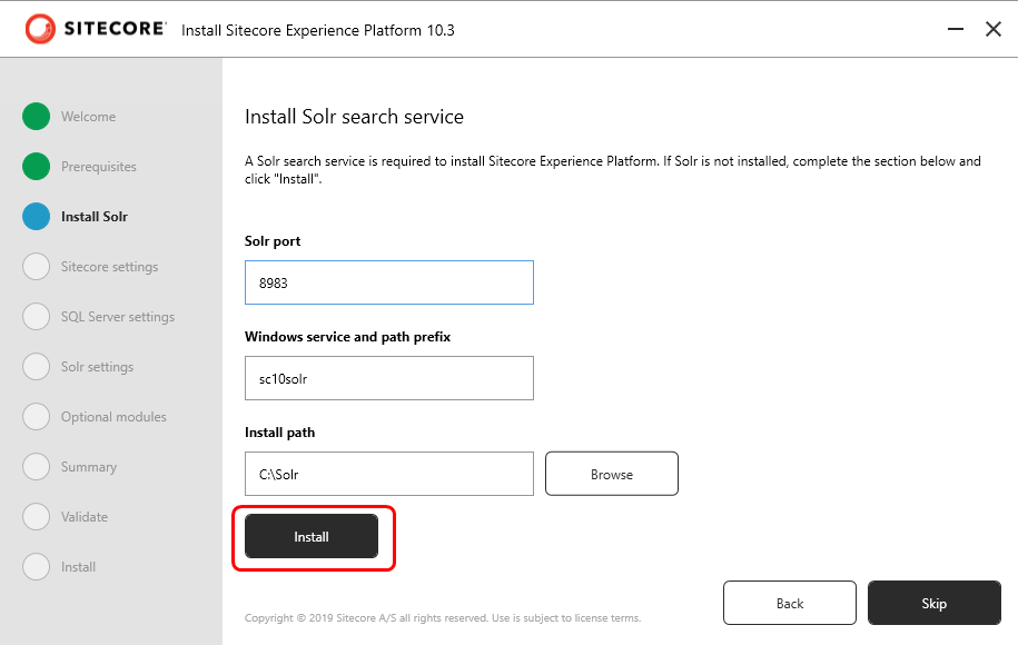 Install Sitecore XP 10.3 Using  Sitecore Install Assistant