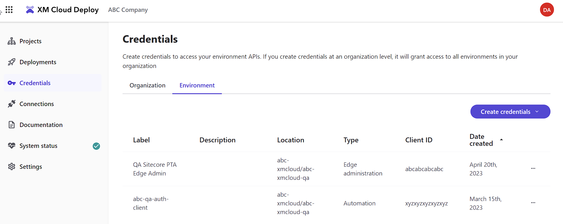 Sitecore XM Cloud Deploy Beta User Interface Tour