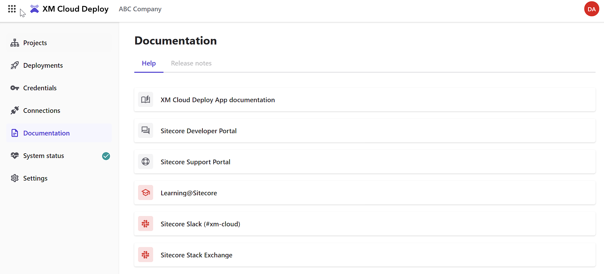 Sitecore XM Cloud Deploy Beta User Interface Tour