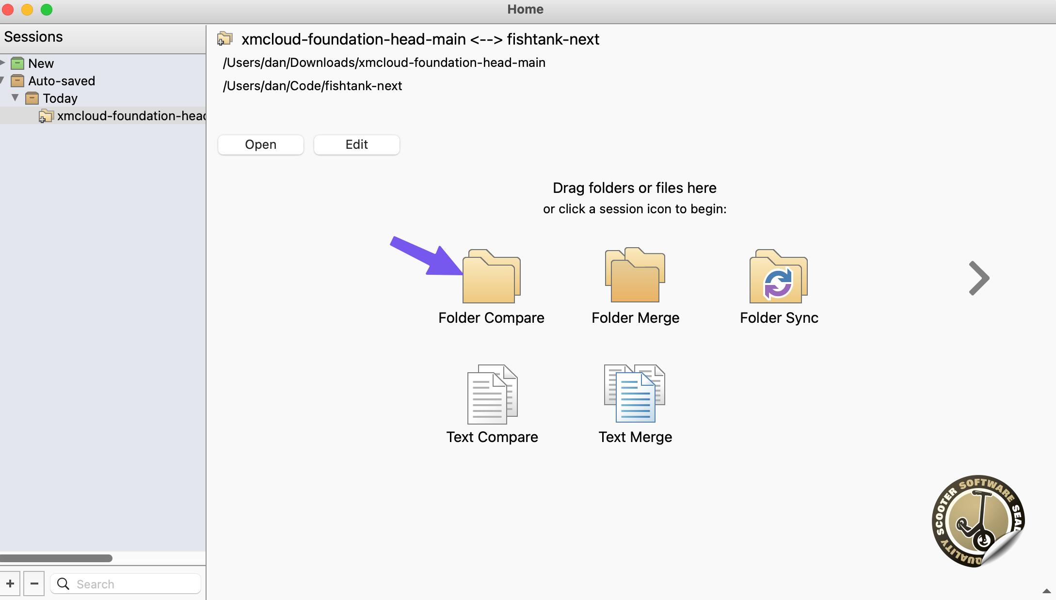 Compare folders to upgrade your Next.js Environments in Sitecore XM Cloud