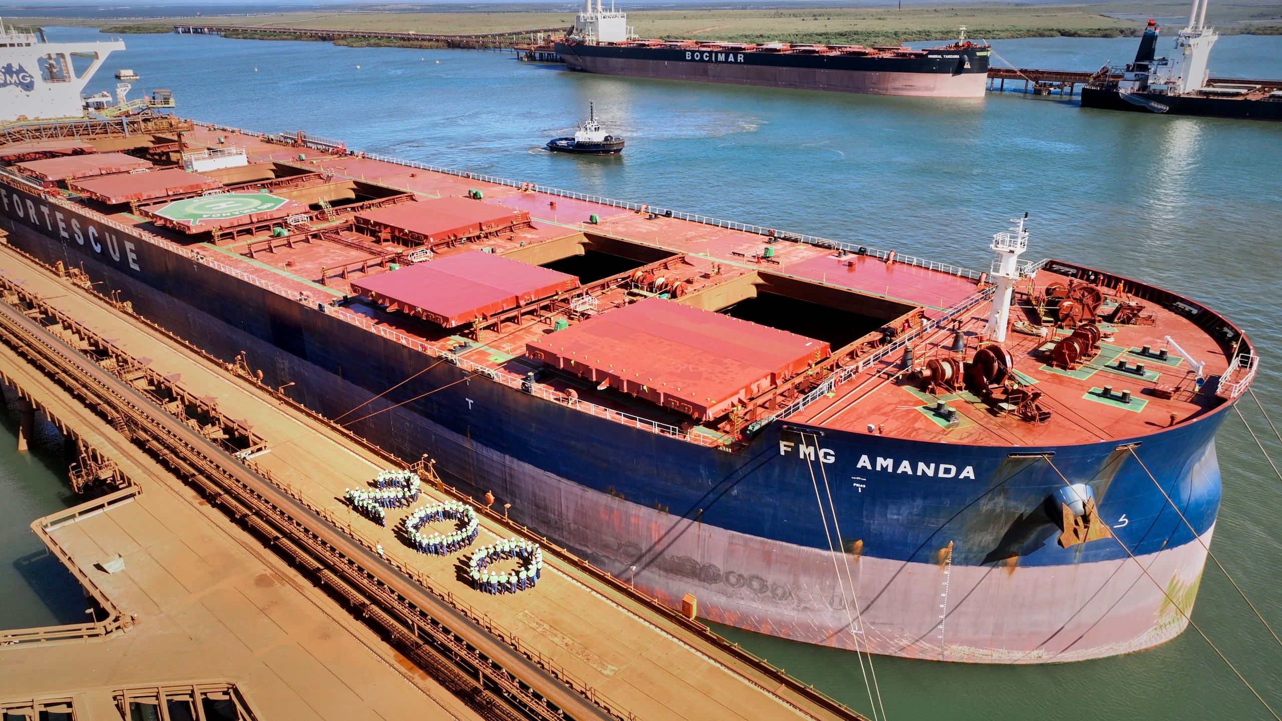 Fortescue celebrates shipping more than 200 million tonnes of iron ore in a single financial year