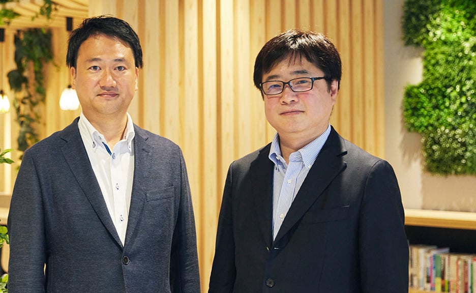 大興電子通信株式会社 SEイノベーション本部 磯野亮様(左)、コーポレート本部 山田有様(右)