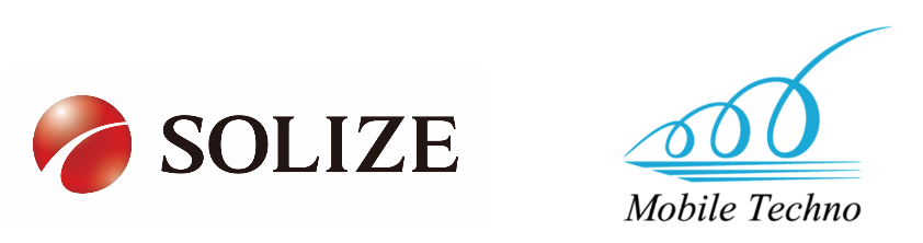 SOLIZEとモバイルテクノのロゴ