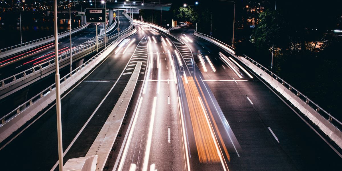 Article Laned Highway at Night 