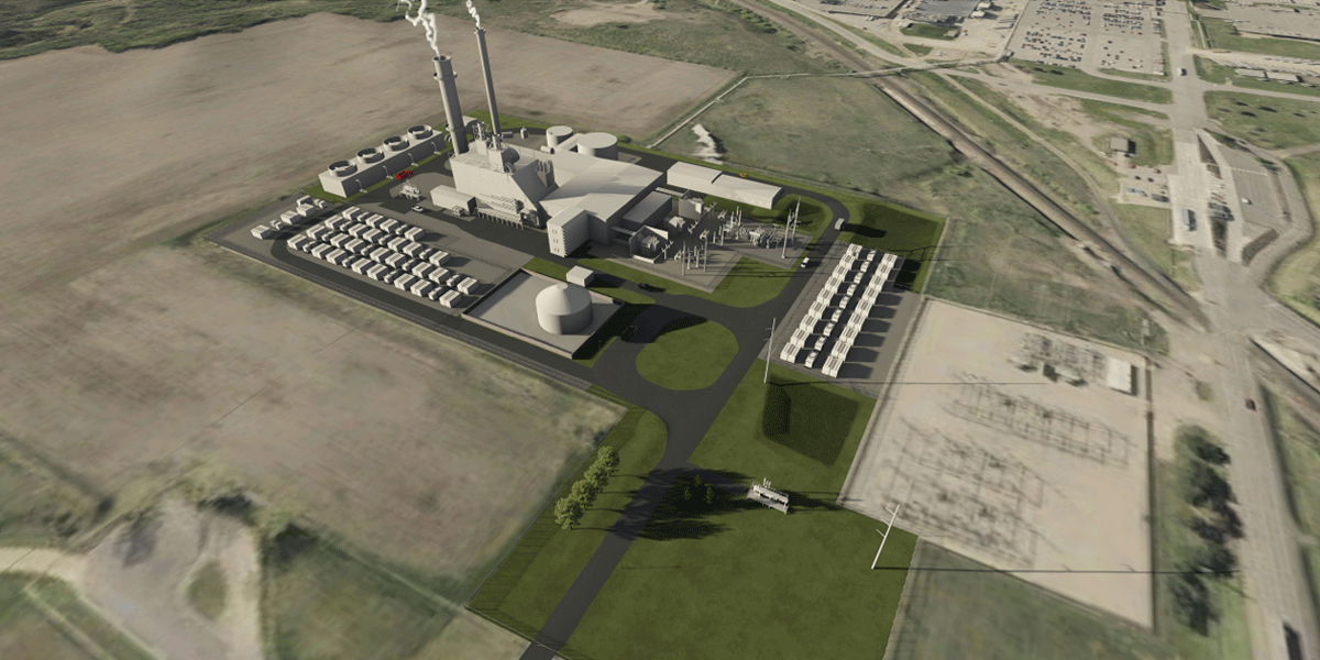 Cottage Grove BESS render