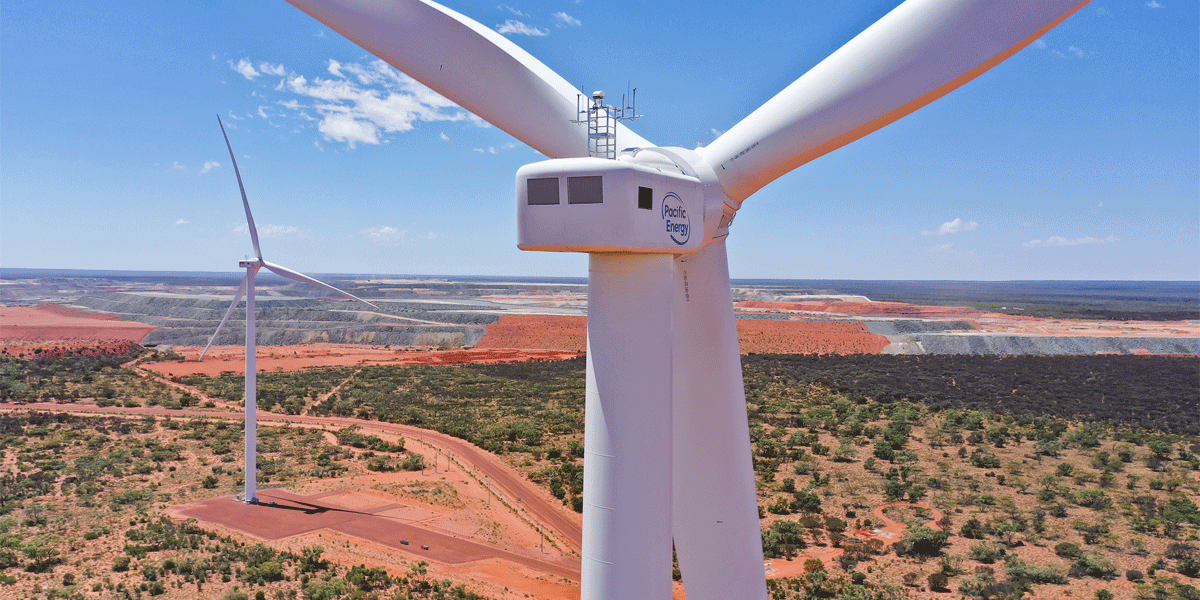 Pacific Energy wind turbine