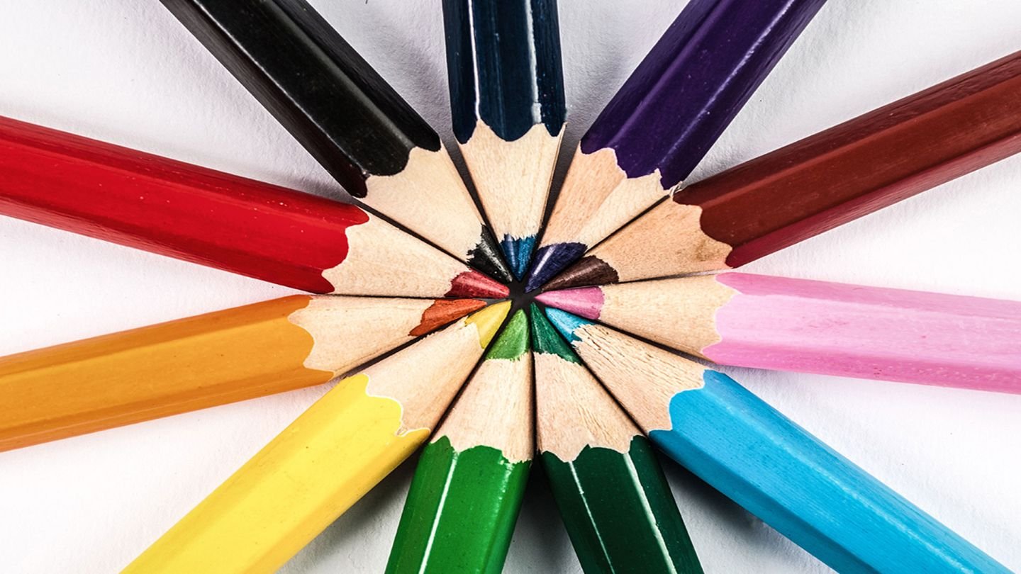 lápis coloridos, lápis