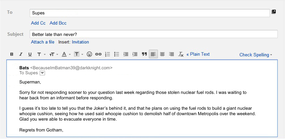 astuces pour les e-mails professionnels – retard