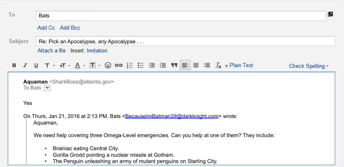 astuces pour les e-mails professionnels – mauvaise réponse