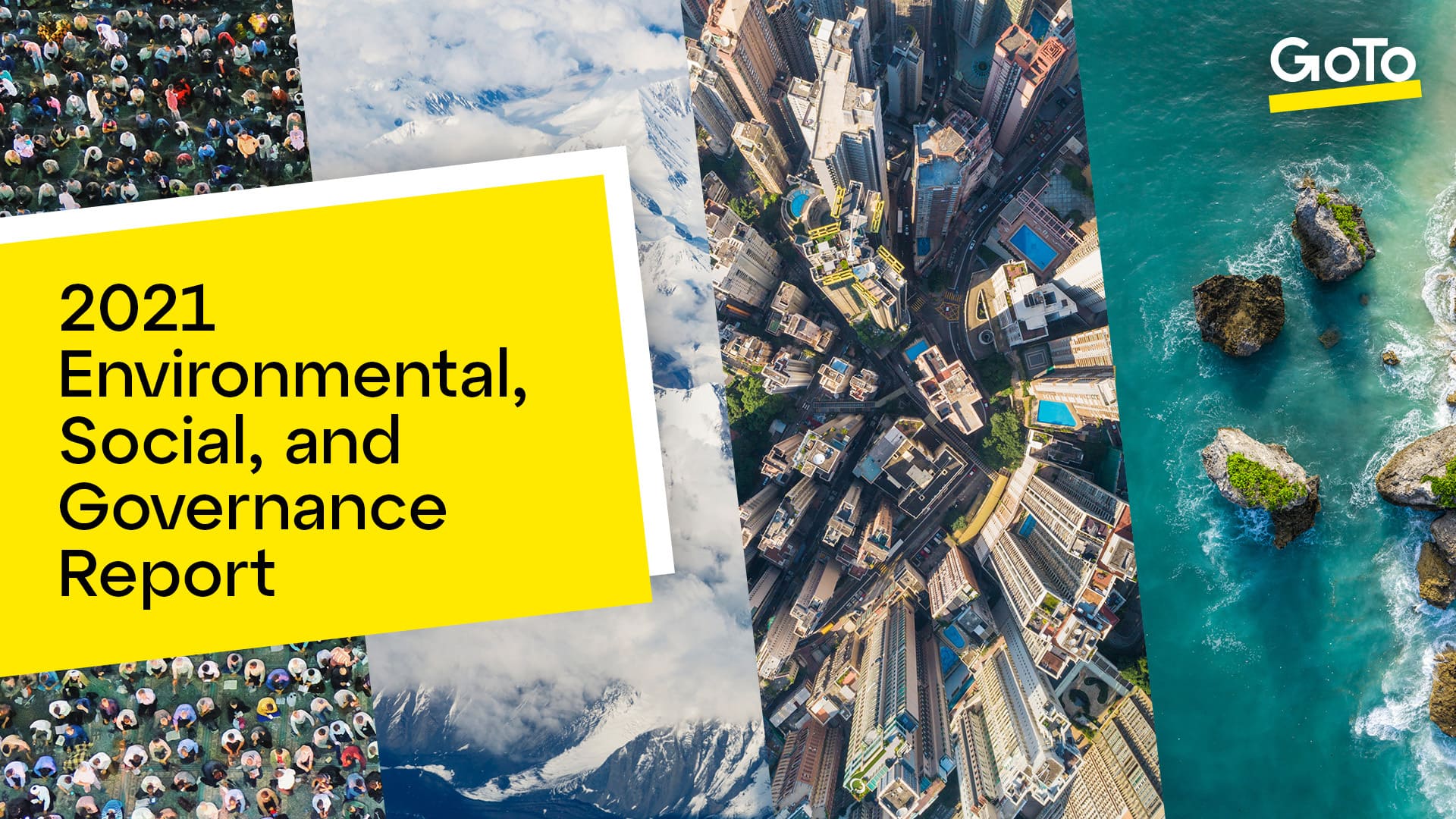 Cover of the GoTo 2021 Environmental, Social, and Governance Report.