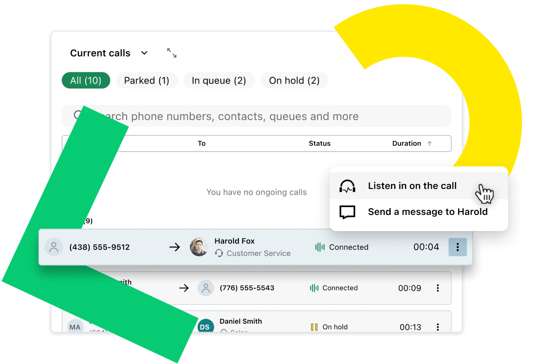 Showcasing operators monitoring dashboard for routing decision-making.
