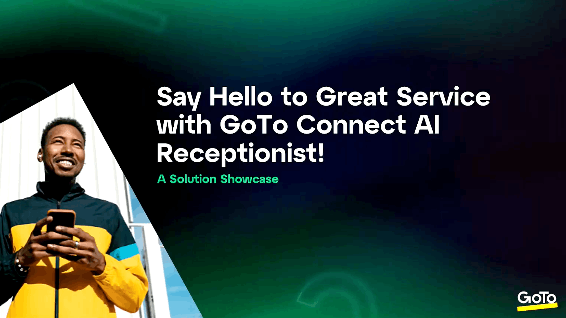 Say hello to great service with GoTo Connect AI Receptionist thumbnail