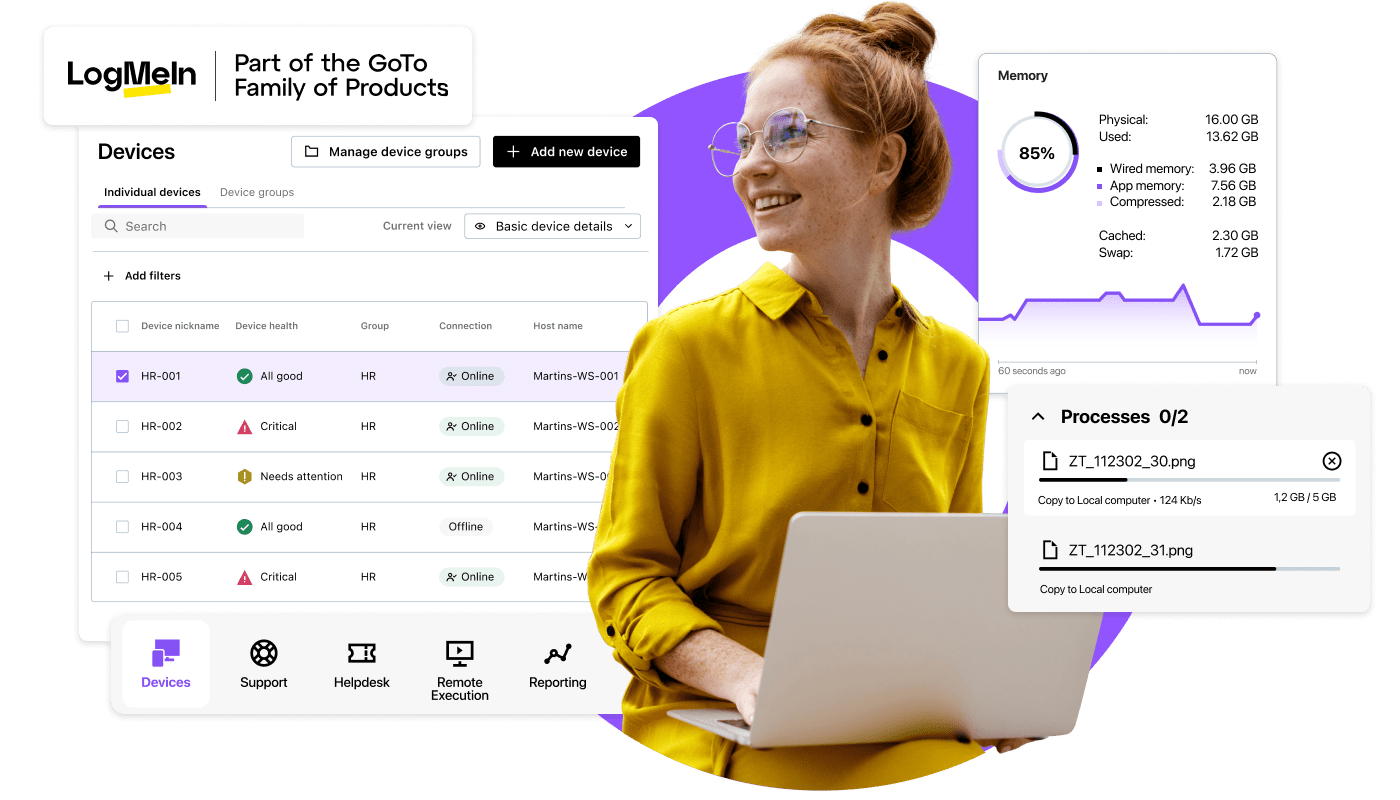 IT Solutions from LogMeIn, part of the GoTo family of products.