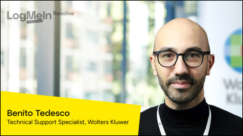 How LogMeIn Resolve enhanced IT Support for Wolters Kluwer video. Click to Play.